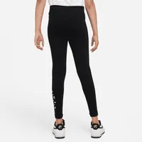 Nike Sportswear Icon Clash Essential Big Kids' (Girls') Mid-Rise Leggings (Extended Size). Nike.com