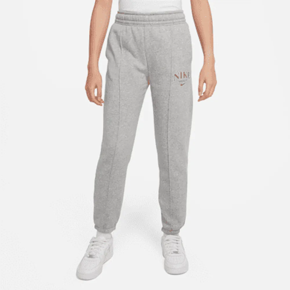 Girls' Nike Sportswear Oversized Fleece Jogger Pants| Finish Line