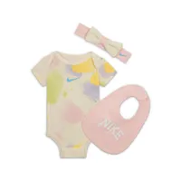 Nike Headband, Bib and Bodysuit Box Set Baby 3-Piece Set. Nike.com