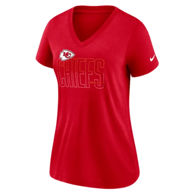 Nike Lockup Split (NFL Minnesota Vikings) Women's Mid V-Neck T-Shirt.