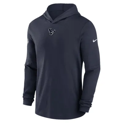 Men's Nike Navy Houston Texans Sideline Club Fleece Pullover Hoodie Size: Medium