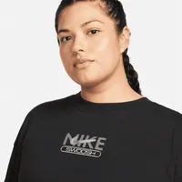 Nike Sportswear Swoosh Women's Cropped Short-Sleeve Top (Plus Size). Nike.com