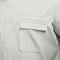 Nike Life Men's Woven Military Short-Sleeve Button-Down Shirt. Nike.com