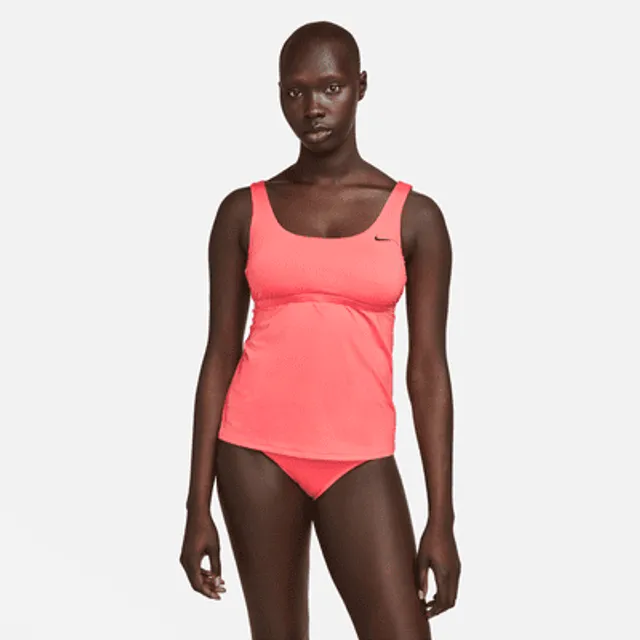 Nike Swim Women's Convertible Layered Tankini Top (Plus Size