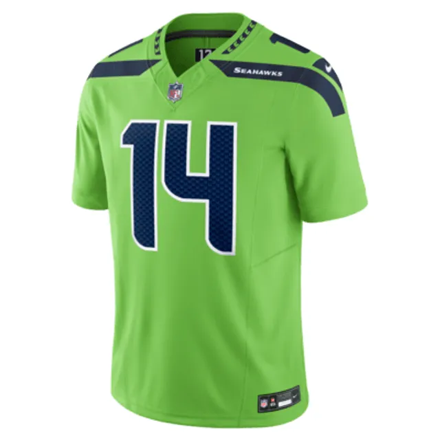 Seattle Seahawks DK Metcalf Nike Neon Green NFL Vapor F.U.S.E. Limited  Jersey