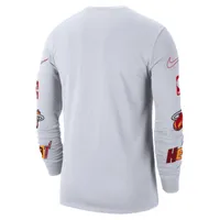 Miami Heat City Edition Men's Nike NBA Long-Sleeve T-Shirt. Nike.com