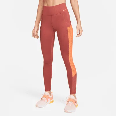 Nike Therma-FIT One Women's Mid-Rise Training Leggings with Pockets. Nike.com