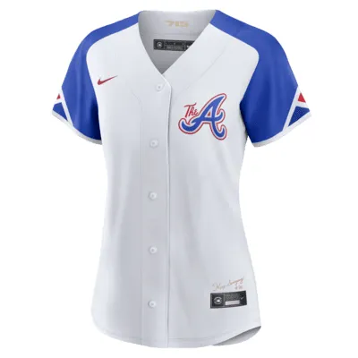MLB Atlanta Braves City Connect (Ozzie Albies) Women's Replica Baseball Jersey. Nike.com