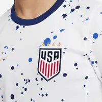 USWNT 2023 Stadium Home Big Kids' Nike Dri-FIT Soccer Jersey. Nike.com