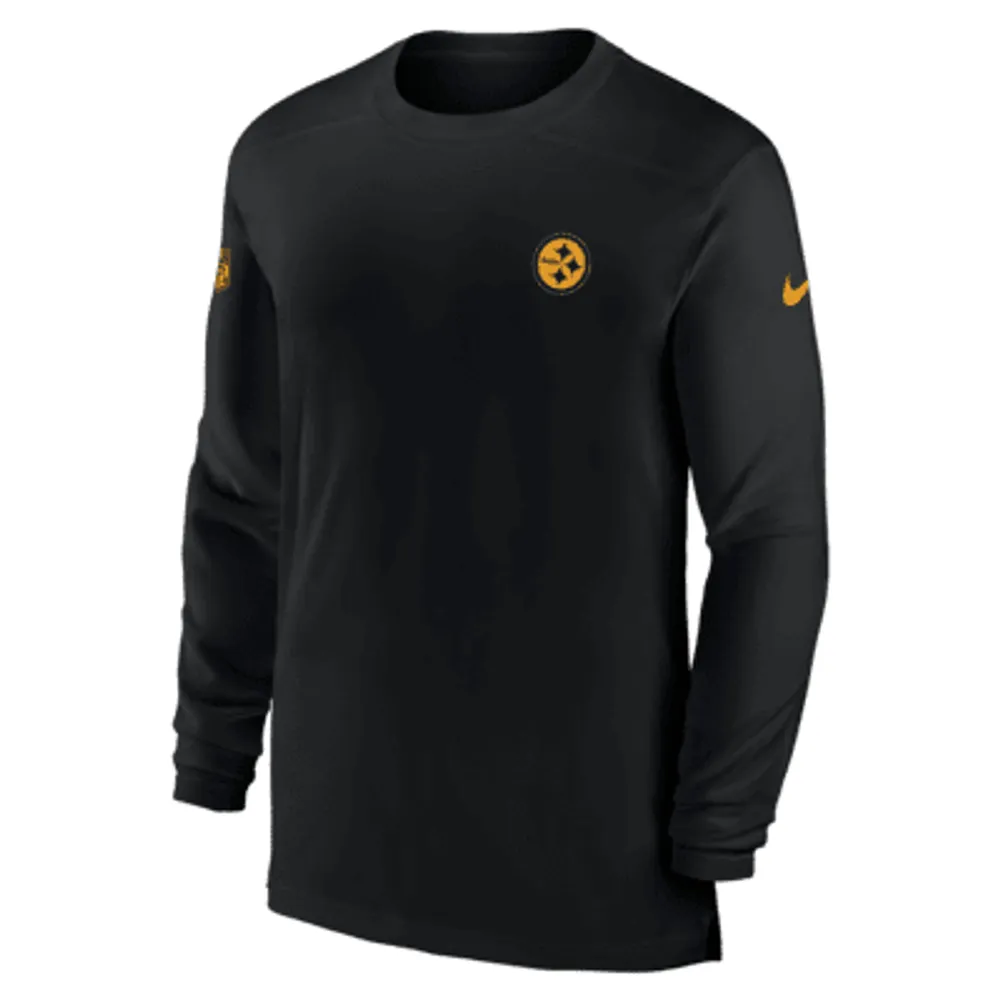 Carolina Panthers Nike Sideline Coaches Performance Long Sleeve