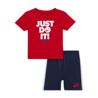 Nike Sportswear "Just Do It" Shorts Set Baby 2-Piece Set. Nike.com