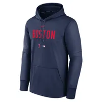 Nike Therma Pregame (MLB Boston Red Sox) Men's Pullover Hoodie. Nike.com