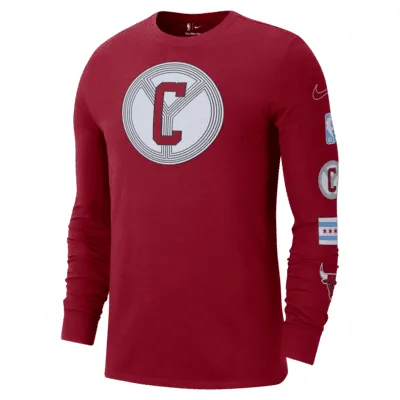 Chicago Bulls City Edition Men's Nike NBA Long-Sleeve T-Shirt. Nike.com