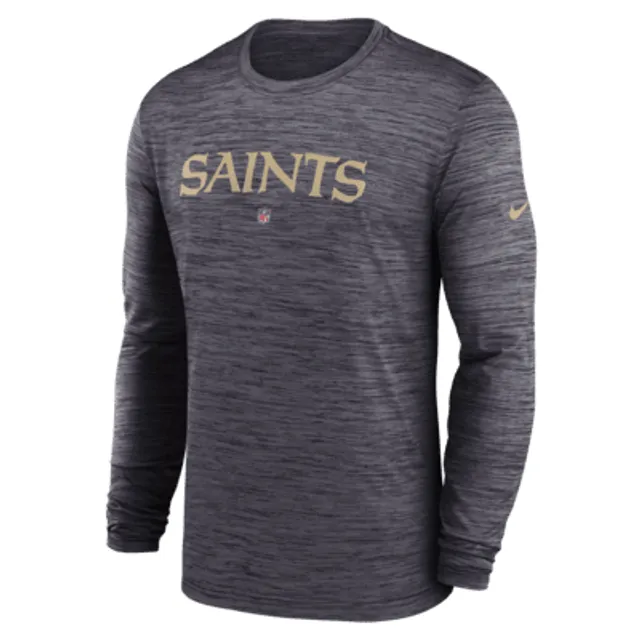 Nike Dri-FIT Sideline Velocity (NFL New Orleans Saints) Men's Long-Sleeve T- Shirt.