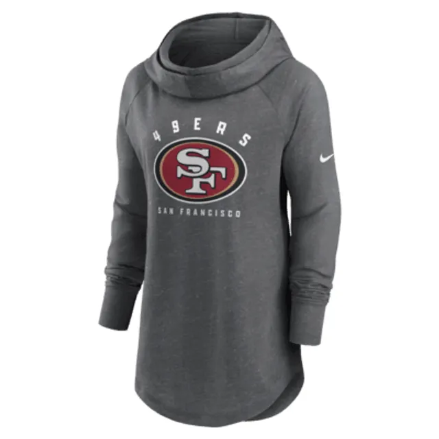 NIKE NFL San Francisco 49ers Hoodie Small Men Gray Red Black Pullover  Sweatshirt