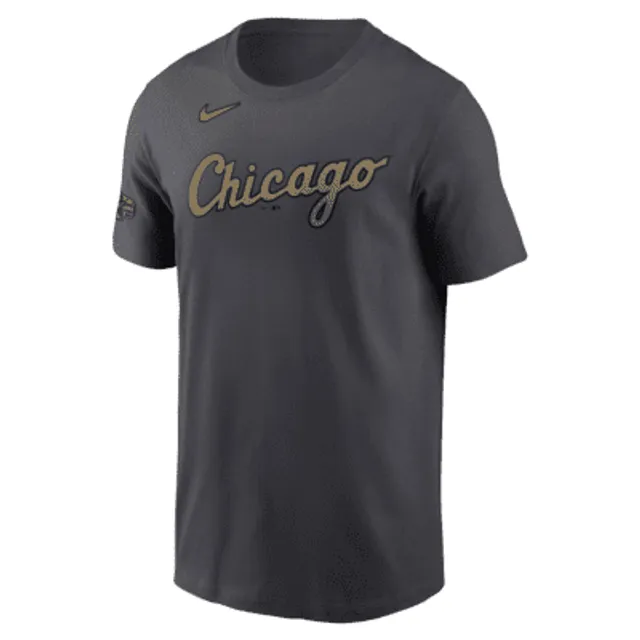 Men's Nike Tim Anderson Black Chicago White Sox City Connect Name & Number  T-Shirt 