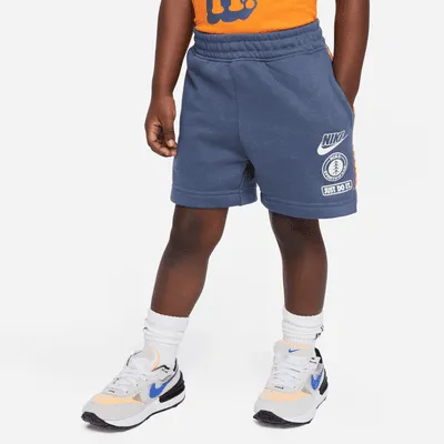 Nike Sportswear "Leave No Trace" French Terry Taping Shorts Little Kids' Shorts. Nike.com