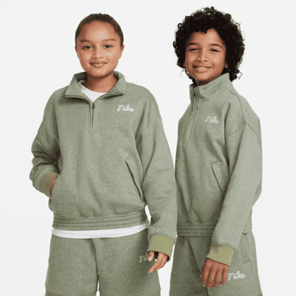 Nike Culture of Basketball Big Kids' 1/2-Zip Pullover. Nike.com