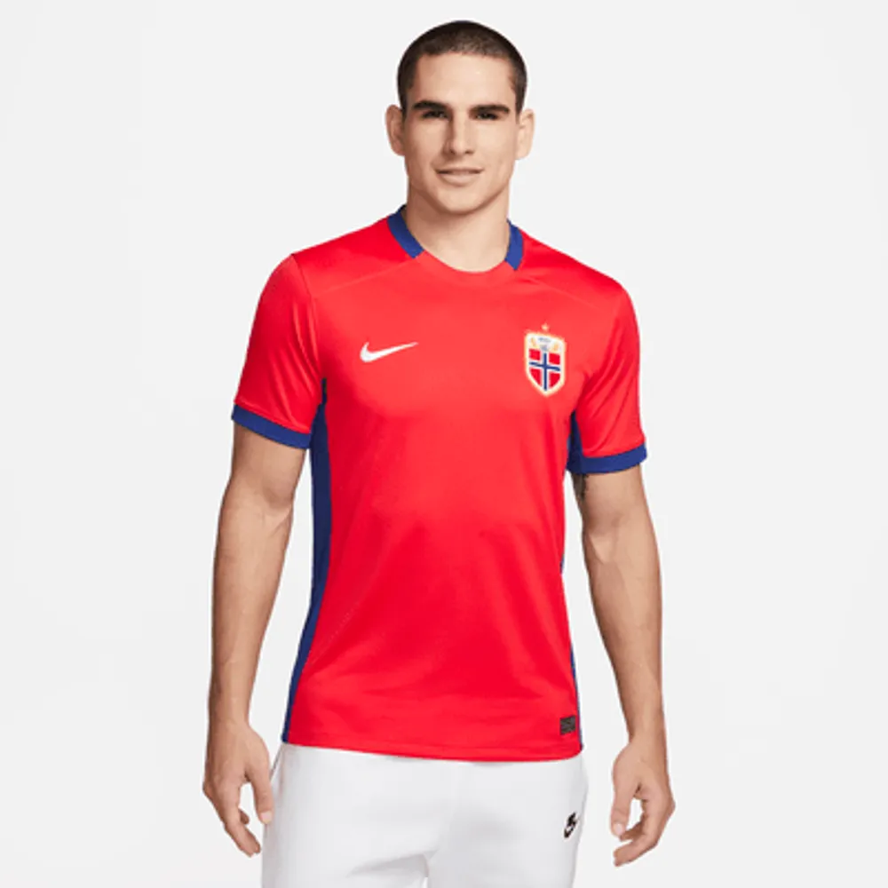 Norway 2023 Stadium Home Men's Nike Dri-FIT Soccer Jersey. Nike.com