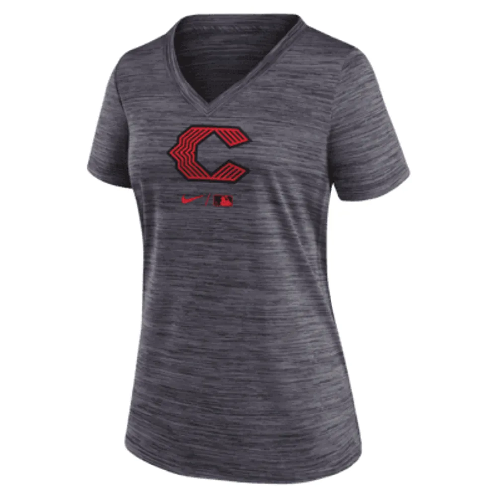 Nike Dri-FIT City Connect Velocity Practice (MLB Cincinnati Reds) Women's V-Neck T-Shirt. Nike.com