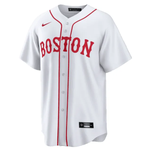 Youth Nike Gold/Light Blue Boston Red Sox City Connect Replica Team Jersey, L