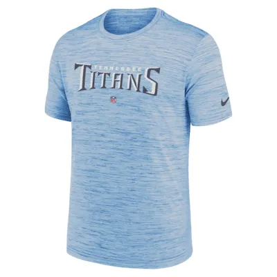 Nike Light Blue Tennessee Titans Sideline Velocity Performance T-shirt