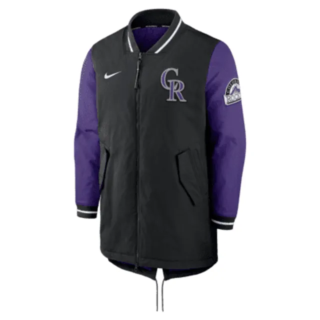 Authentic Colorado Rockies Starter Satin Dugout Jacket Men's Large