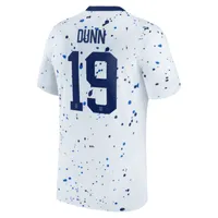 Crystal Dunn USWNT 2023 Stadium Home Big Kids' Nike Dri-FIT Soccer Jersey. Nike.com