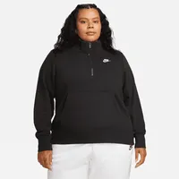 Nike Sportswear Club Fleece Women's 1/2-Zip Sweatshirt (Plus Size). Nike.com