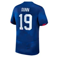 Crystal Dunn USWNT 2023 Stadium Away Big Kids' Nike Dri-FIT Soccer Jersey. Nike.com