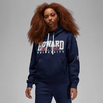 Jordan x Howard University Women's Fleece Pullover Hoodie. Nike.com