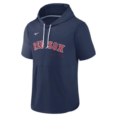 Nike Springer (MLB Atlanta Braves) Men's Short-Sleeve Pullover Hoodie