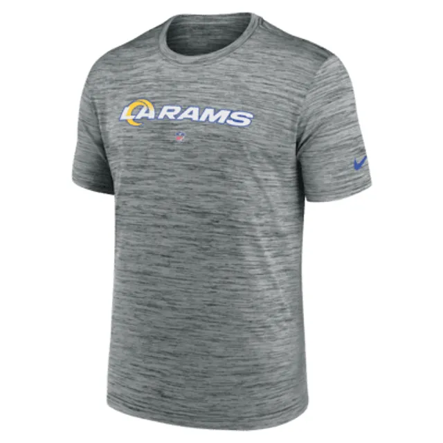 Nike Men's Dri-Fit Sideline Velocity (NFL Los Angeles Rams) Long-Sleeve T-Shirt in Blue, Size: Small | 00KX4NP95-078