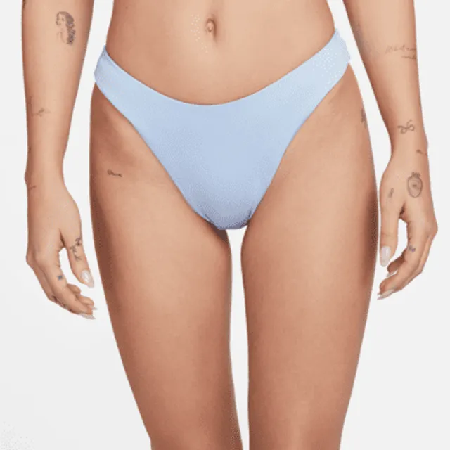 Nike Essential Women's High-Waisted Bikini Swim Bottom (Plus Size).  Nike.com