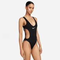 Nike Swim Women's Cut-Out One-Piece Swimsuit. Nike.com