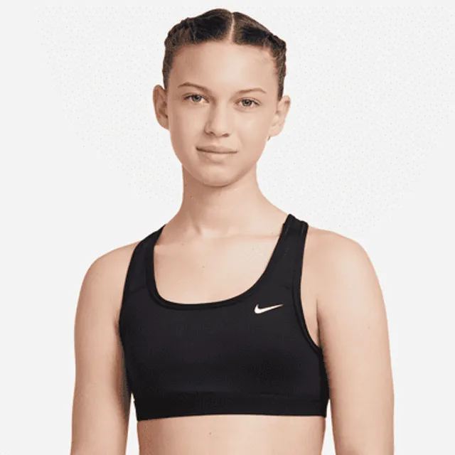 Nike Swoosh Older Kids' (Girls') Reversible Sports Bra