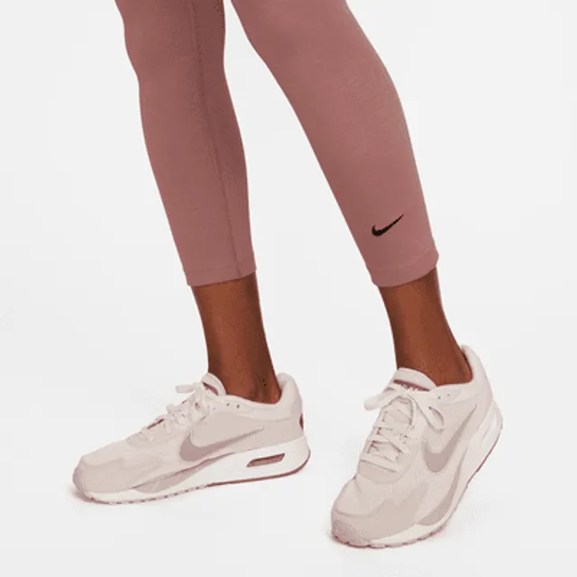 Nike One Women's Training Tights - Smokey Mauve/White