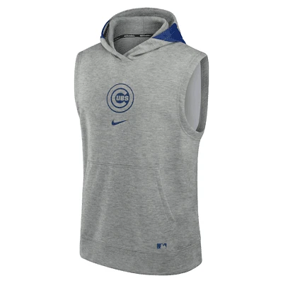 Chicago Cubs Authentic Collection Early Work Men’s Nike Dri-FIT MLB Sleeveless Pullover Hoodie. Nike.com