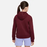 Nike Sportswear Big Kids' (Girls') Fleece Hoodie (Extended Size). Nike.com