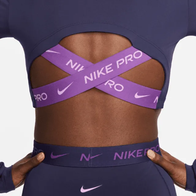 Women's Nike Pro Long-Sleeve Crop Top