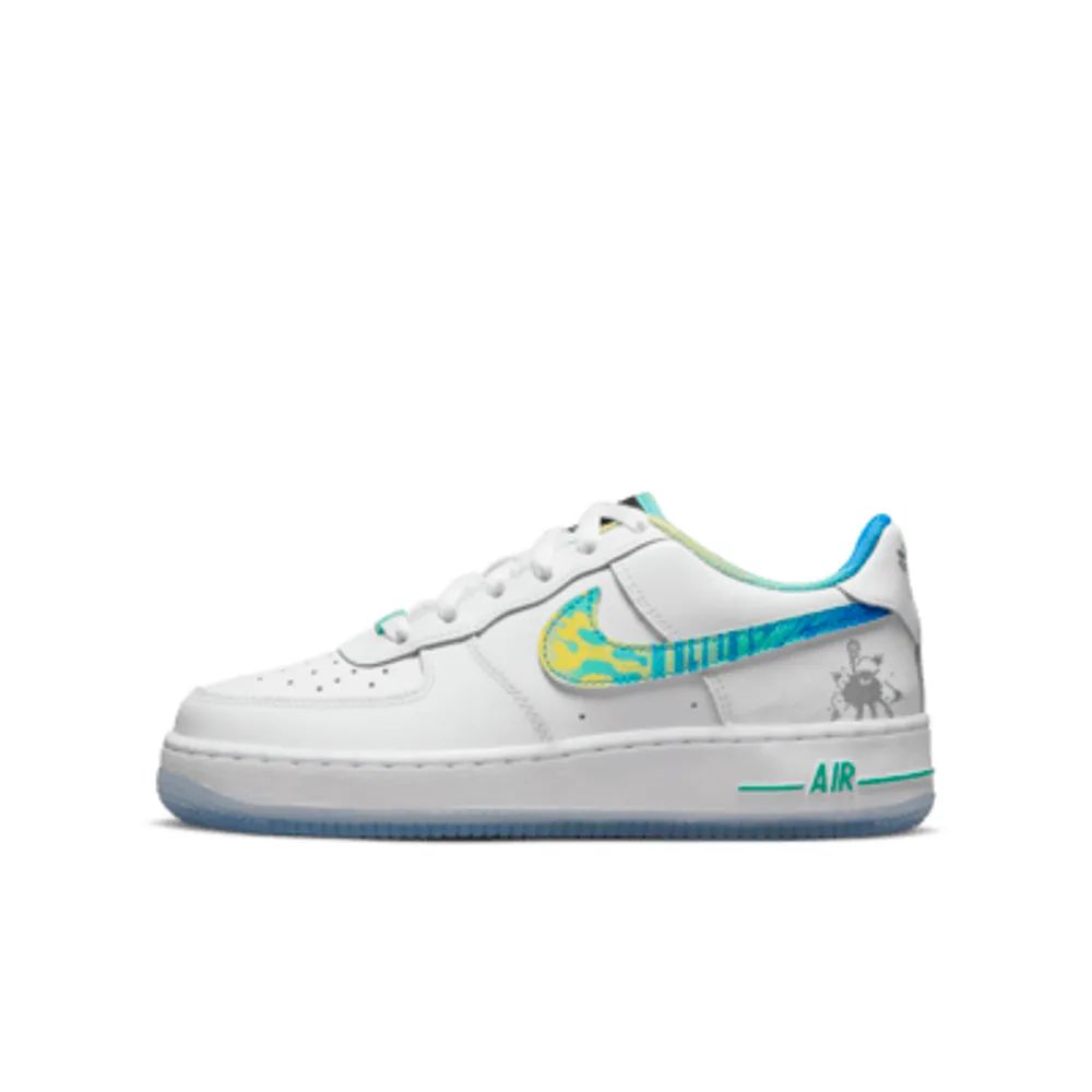 Nike Air Force 1 LV8 Big Kids' Shoes in Grey, Size: 6Y | FB9035-001