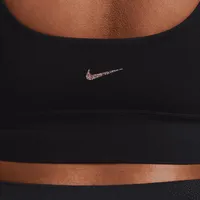 Nike Alate Solo Women's Light-Support Non-Padded Longline Sports Bra (Plus Size). Nike.com