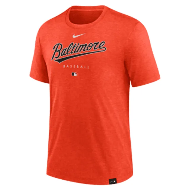 Nike Dri-Fit Mens Authentic Houston Astros L. Baseball Orange T