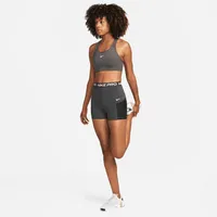 Nike Pro Women's High-Waisted 3" Training Shorts with Pockets. Nike.com