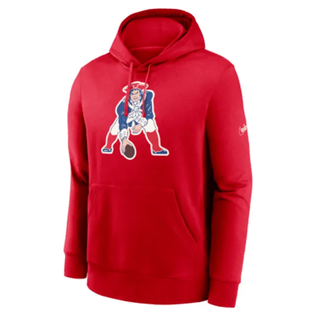 New England Patriots Crucial Catch Club Women's Nike NFL Pullover Hoodie.