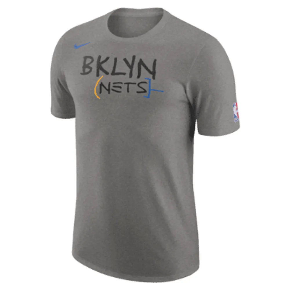 Brooklyn Nets City Edition Men's Nike NBA Logo T-Shirt. Nike.com