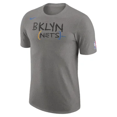 Brooklyn Nets City Edition Men's Nike NBA Logo T-Shirt. Nike.com