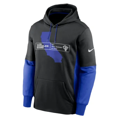 Los Angeles Rams Sideline Club Men’s Nike NFL Full-Zip Hoodie