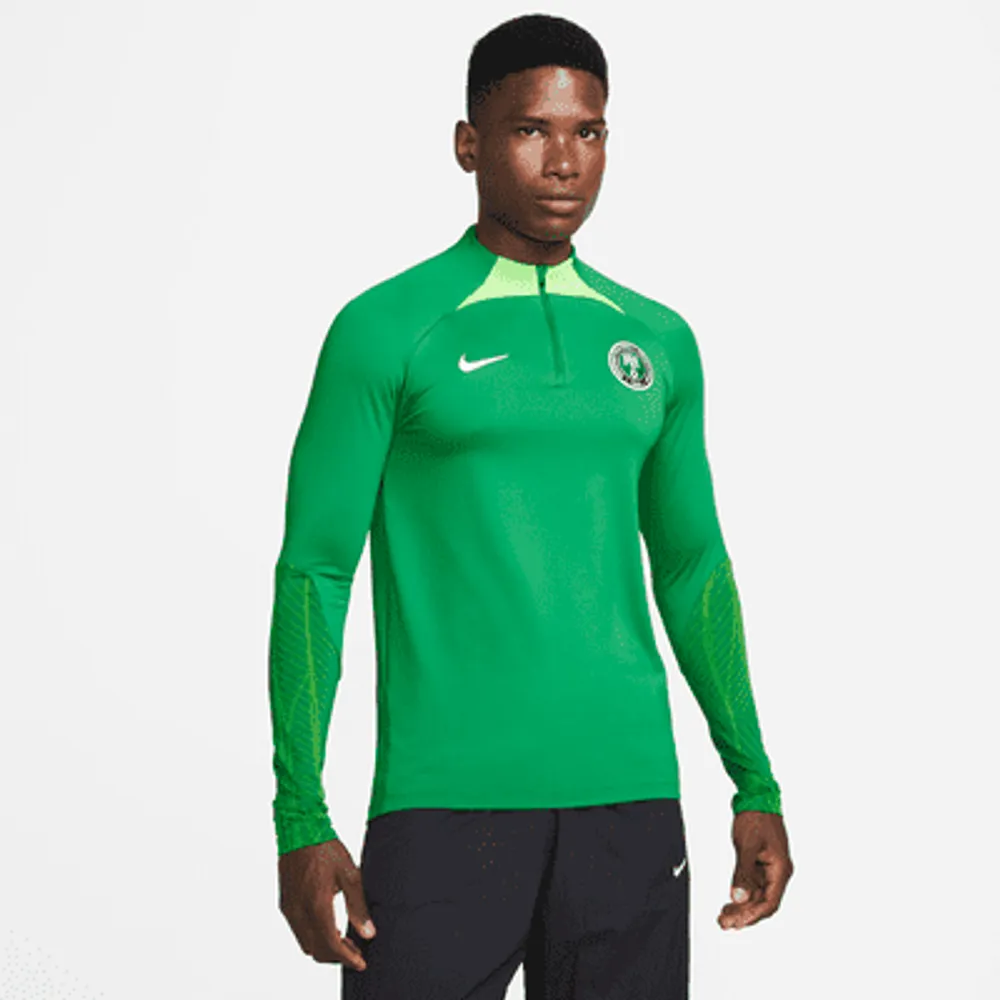 Nigeria Strike Men's Nike Dri-FIT Knit Soccer Drill Top. Nike.com