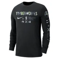 Minnesota Timberwolves Men's Nike NBA Long-Sleeve T-Shirt. Nike.com